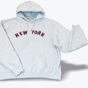Moonlight Graham New York Mets Hoodie Men XL‎ Pullover Sweatshirt Rare Oversized